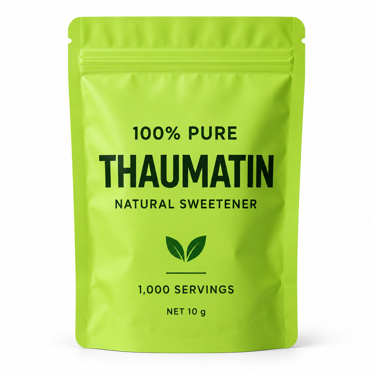 100% PURE THAUMATIN. NOTHING ELSE ADDED. 500 SERVINGS.